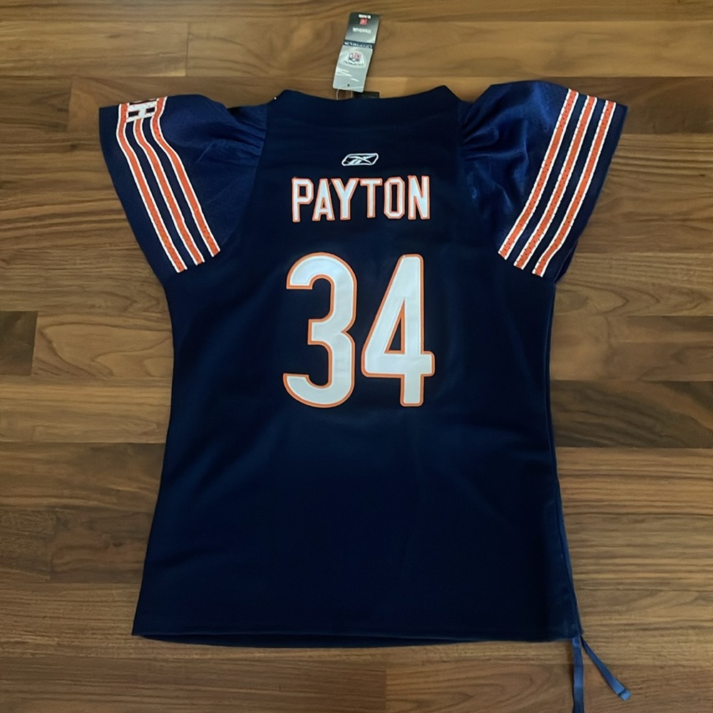 NWT NFL Chicago Bears Reebok Walter Peyton #34 Equipment On Field Jersey - Picture 2 of 8